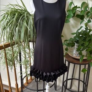 Donna Ricco Black Sleeveless Dress